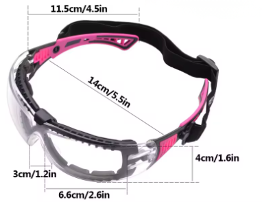 Anti-fog safety glasses