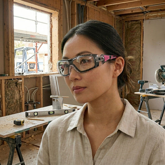 Anti-fog safety glasses
