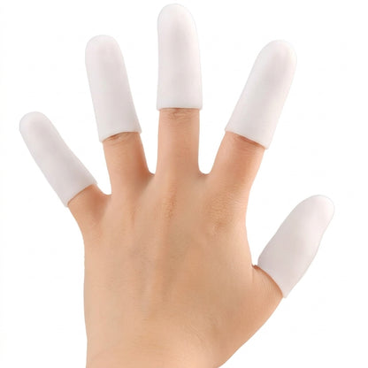 Silicone finger protector sleeves