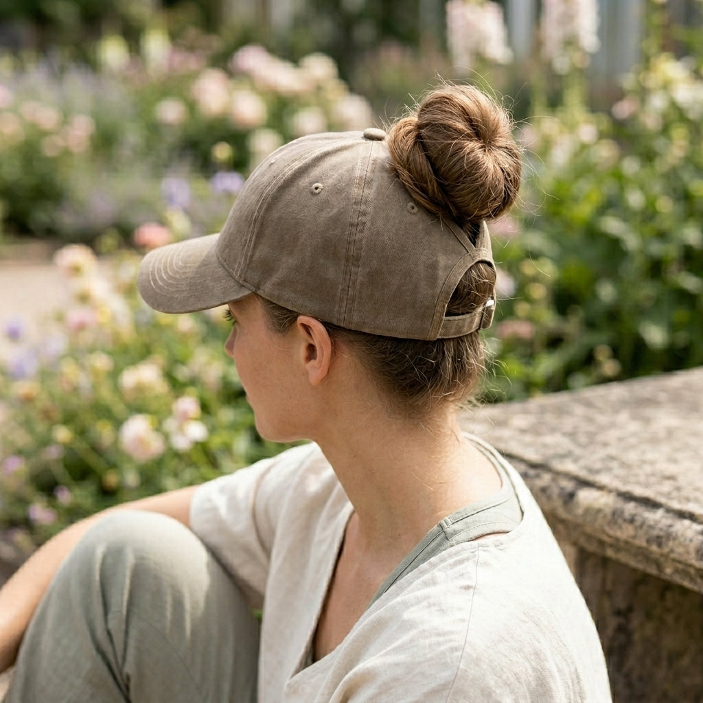 Ponytail baseball cap