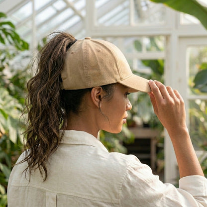 Ponytail baseball cap